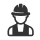 Insured and licensed general contractor icon